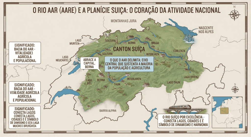 Rios que cortam a Suíça - Rio Aar